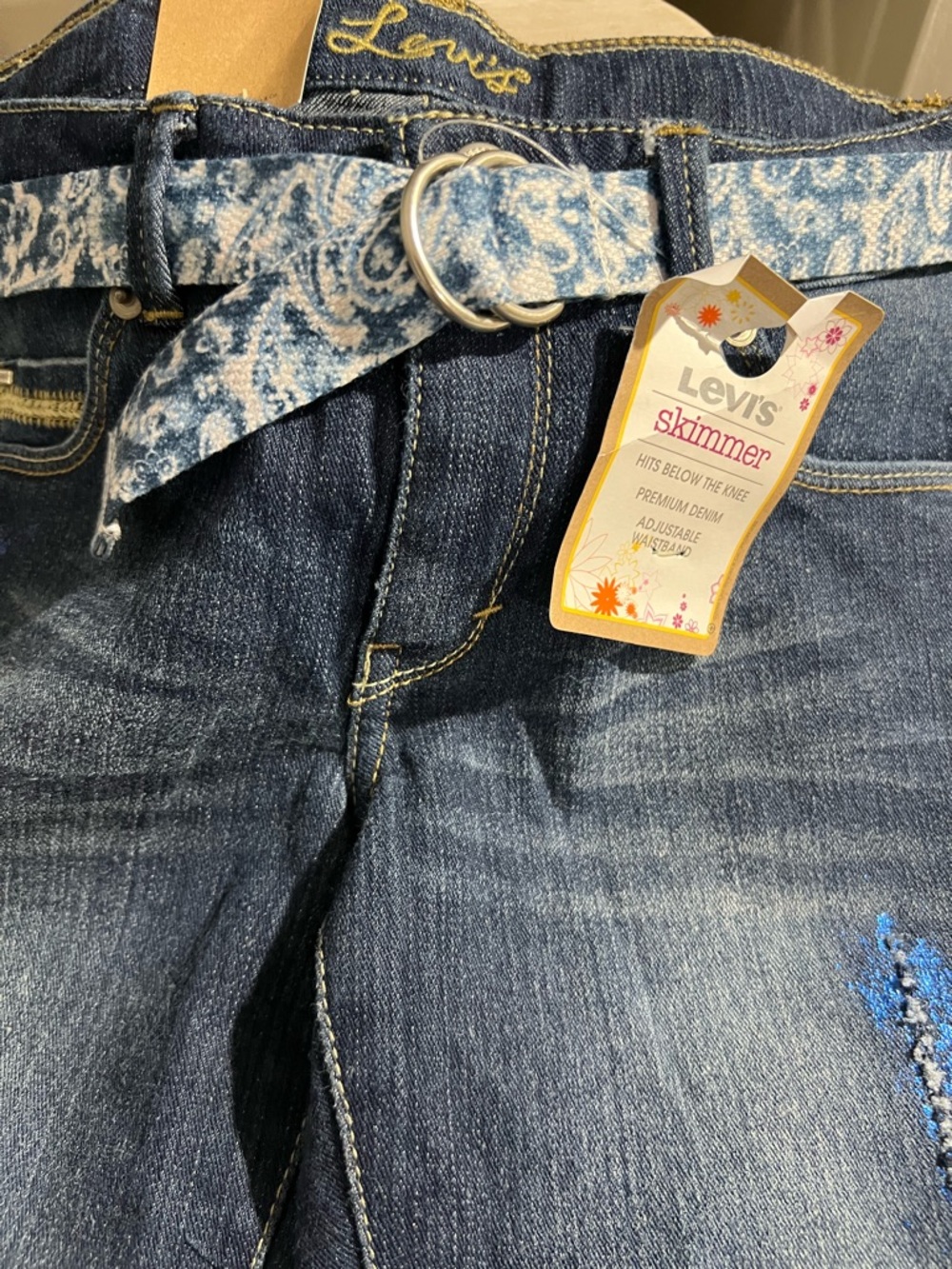 Levi's Kids Skimmer with Paisley Belt